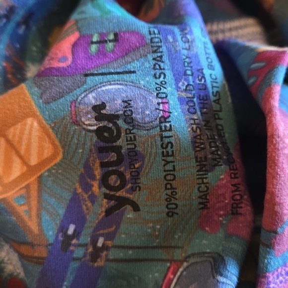 Youer Go There Ski Queen Fleece Leggings - Picture 2 of 5